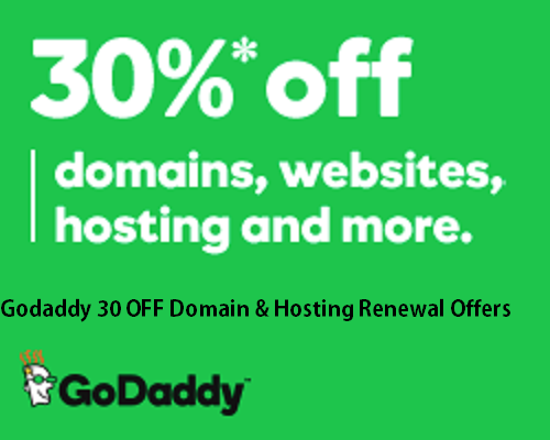 30% OFF Godaddy