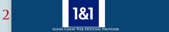1&1 is also Good low cost web hosting provider