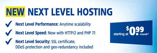 1&1 Low Cost Web Hosting Solution