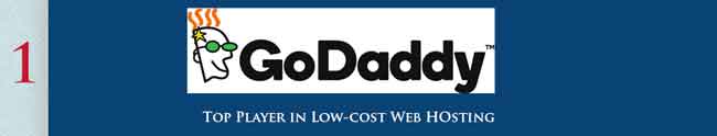 Godaddy provide quality low cost web hosting solution