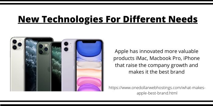 What makes Apple Best Brand- New Technologies For Different Needs