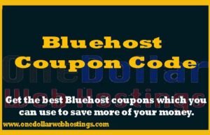 Bluehost coupons