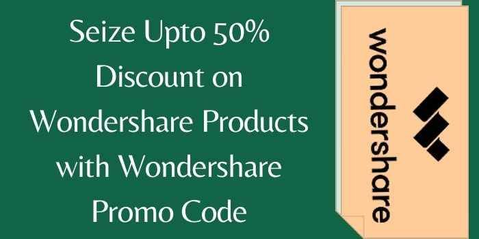 Wondershare Products Promo Code