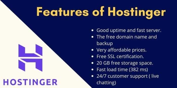 Features of Hostinger