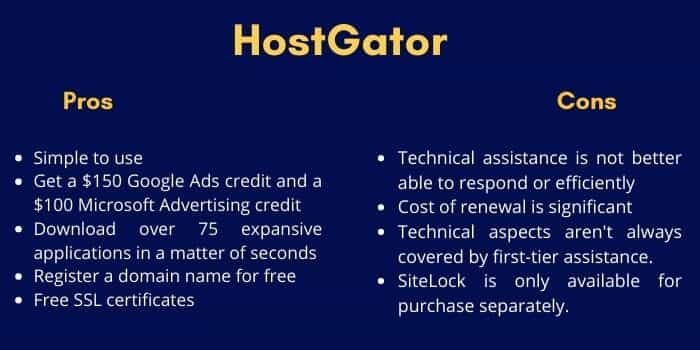 HostGator Pros and Cons