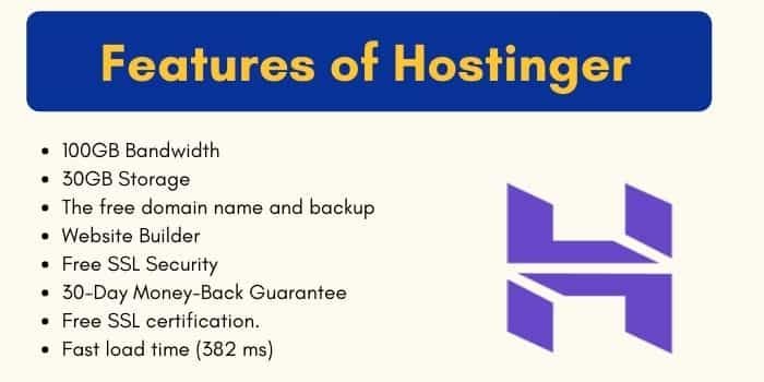 Features of Hostinger