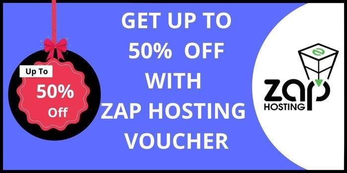 50% off Zap Hosting Voucher Code